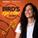 Logo of the podcast Bird's Eye View with Sue Bird Podcast Bird's Eye View with Sue Bird